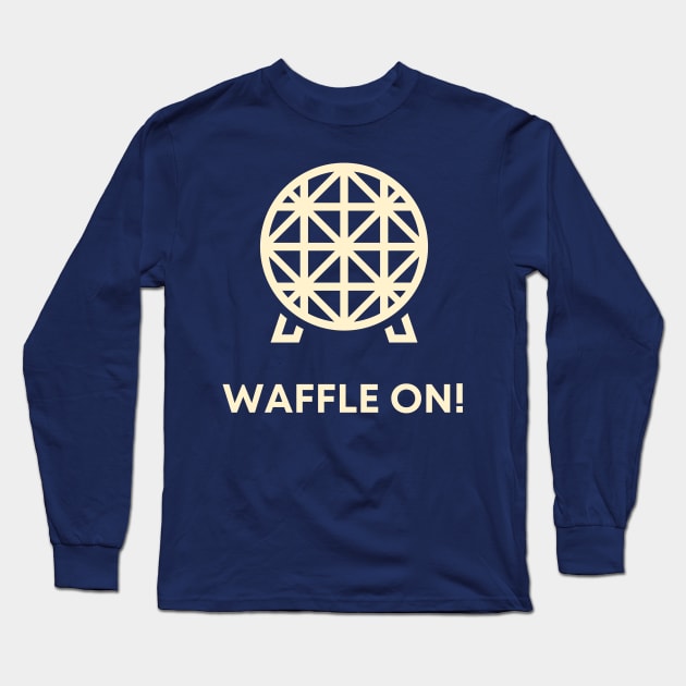 Epcot Waffle On! 2023 Long Sleeve T-Shirt by GB Mickey Waffle